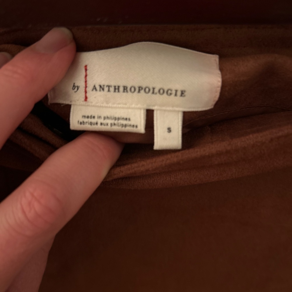 Suede Anthropologie midi skirt - Picture 3 of 4